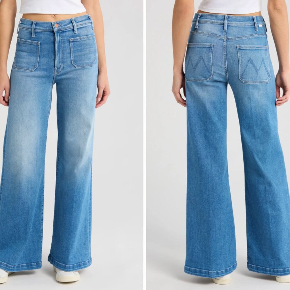 MOTHER The Hustler Roller Patch Pocket Sneak – High-Rise – Size 29